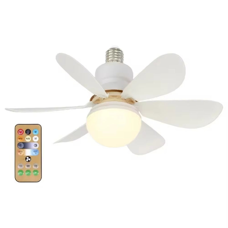 Flower™ supervaikne ventilaatroga LED-valgustus puldiga