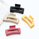 Tugev ja mittelibisev juukseklamber 4tk komplektis