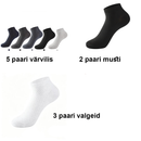 Premium bambuskiust sokid – hingavad ja ülimugavad (10 paari)