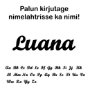 TopFashion™ tee ise personaalsed nimega kõrvarõngad