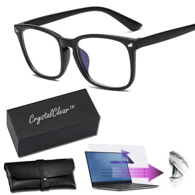 CrystalClear™ Anti-blue light UV400 ekraanikiirguse eest kaitsvad prillid
