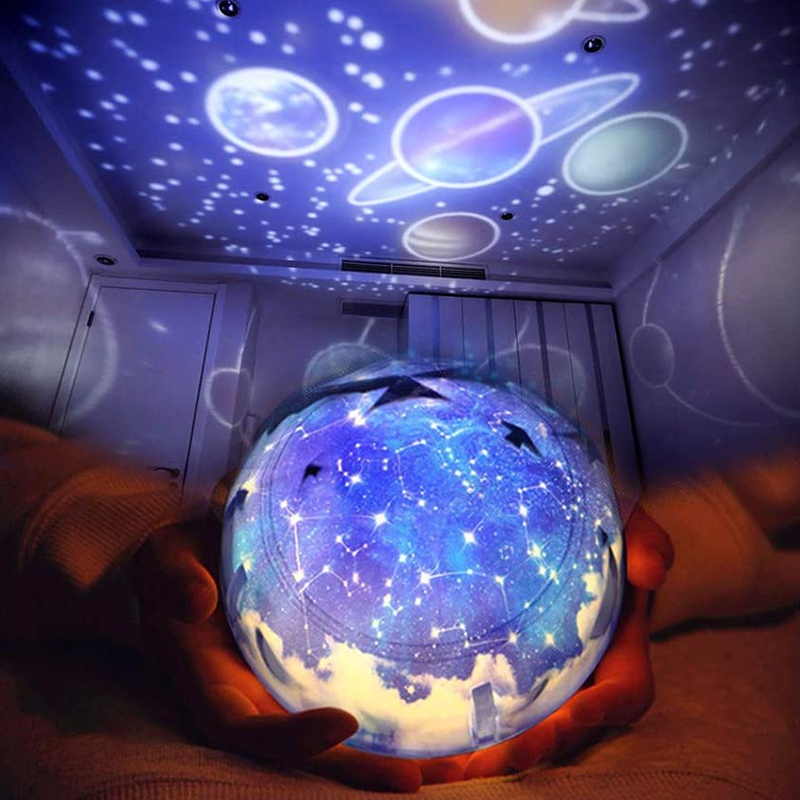 Maagiline "Galaktika" projektor-öölamp