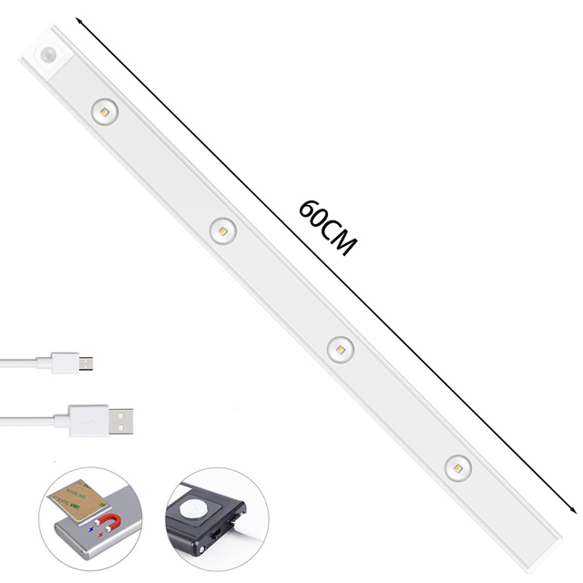 SensorLIGHT™ USB-juhtmega laetav liikumise peale süttiv LED-lamp