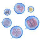 KitchenPRO™ Silikoonist lekkimiskindlad korduvkasutatavad kaaned 6tk