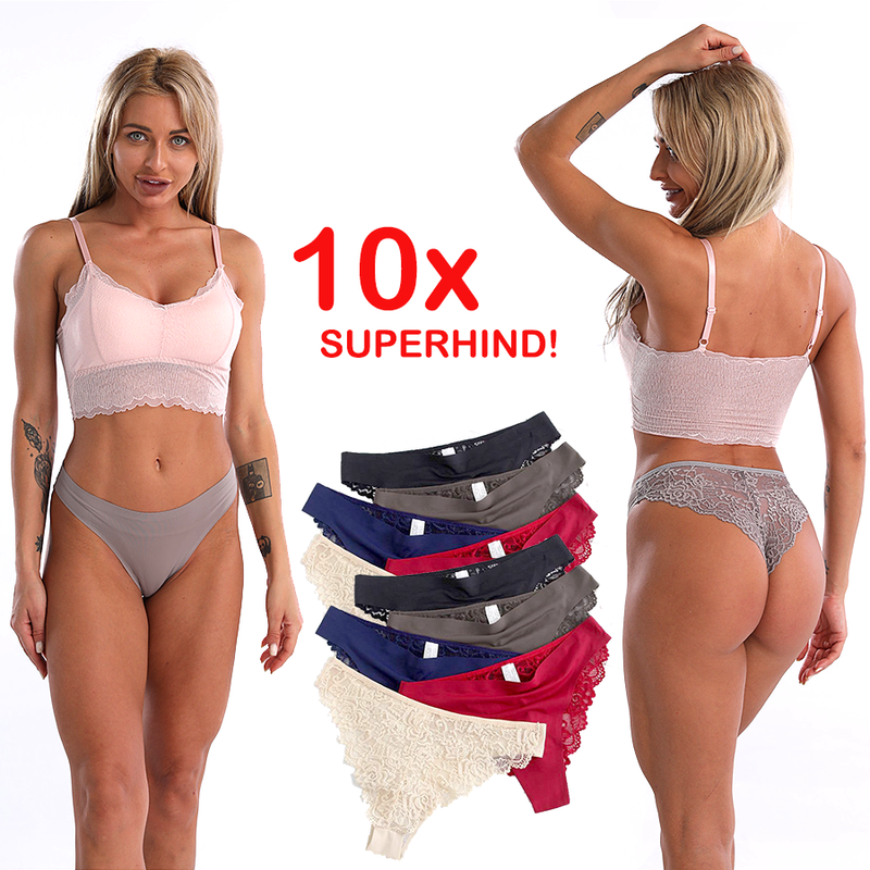 DreamWoman™ seksikad kvaliteetsed pesupüksid 10tk superhinnaga